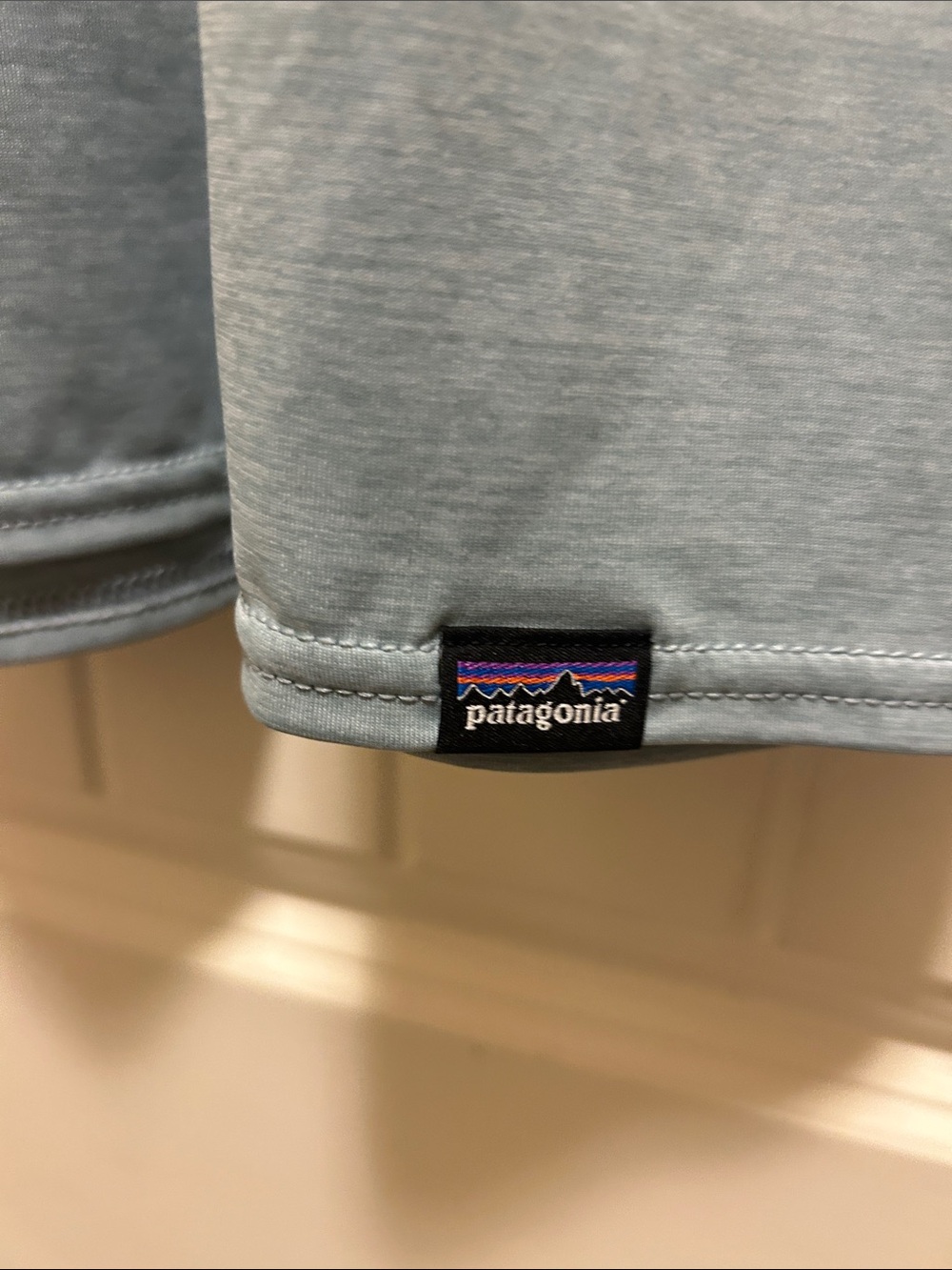 Patagonia capilene cool womens L short Sleeve Crewneck T-Shirt in Dusty Blue - Picture 5 of 5